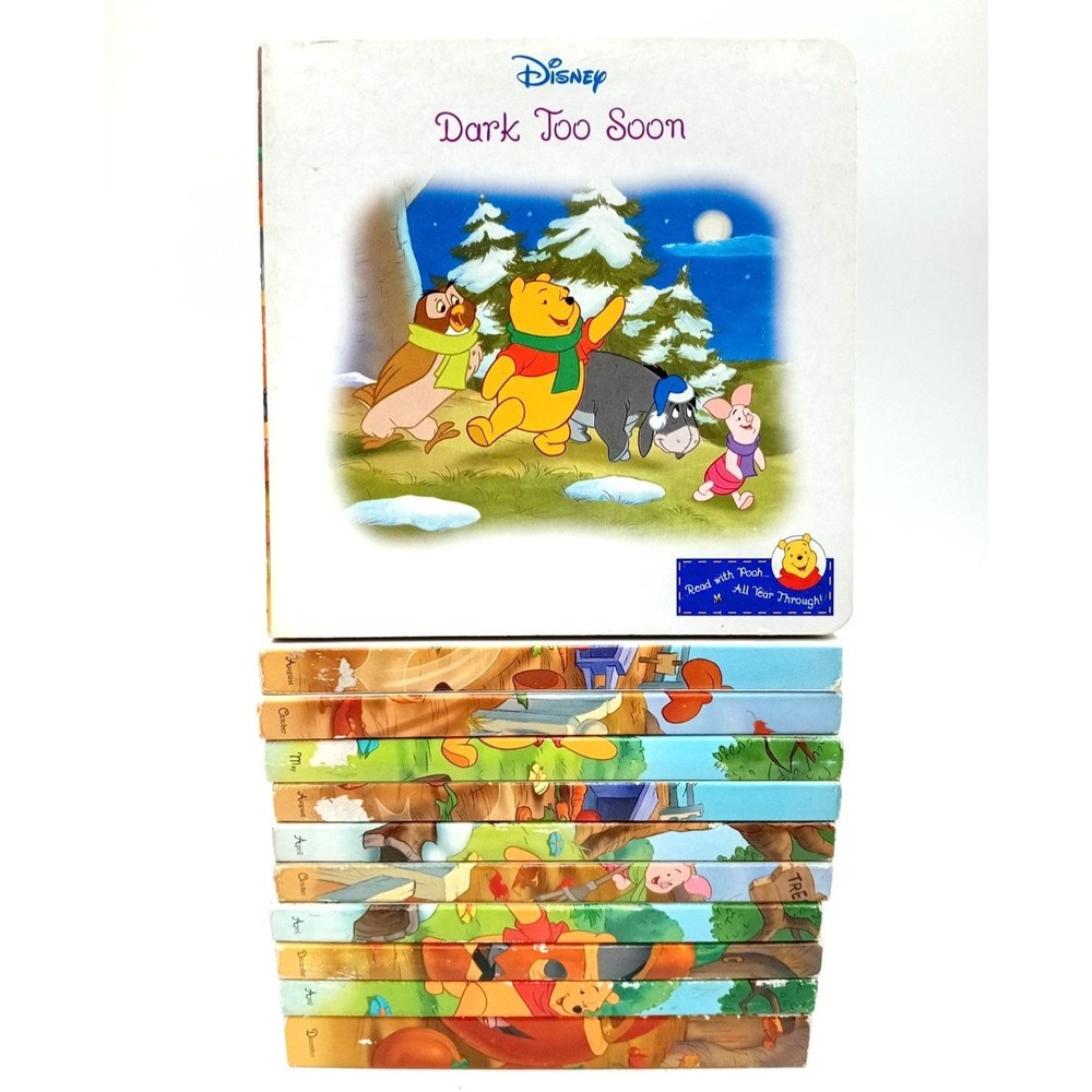 Lot of 11 Disney Winnie the Pooh Board Books Read With Pooh Toddler Collection